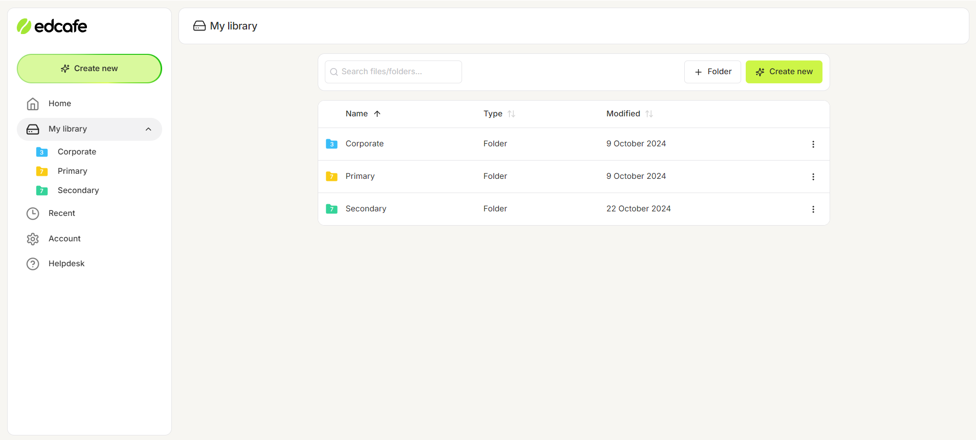 screenshot of Edcafe AI